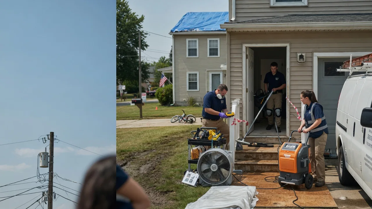 Water Damage Repair in Keyesport, IL near me